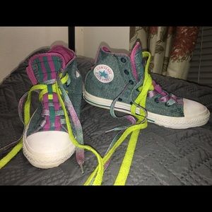 Converse - Girls Multi-Colored High-Tops